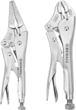 Amazon Brand Denali 9-inch Long Nose Jaw + 10in Locking Pliers $13.57