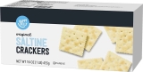 Amazon Brand Happy Belly Original Saltine Crackers, 16 Ounce $1.89