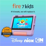 Amazon Fire 7 Kids 7-inch 32GB Tablet + 2-Pk Screen Protector $65.99