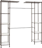 AmazonBasics Expandable Metal Hanging Storage Organizer Rack $65.19