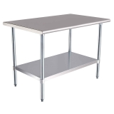 AmazonCommercial NSF Stainless Steel Workbench 30 x 48-in $147.26