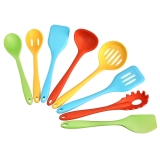 AmazonCommercial Non-Stick Heat Resistant Cooking Set, Set of 8 $11.63