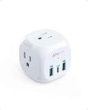 Anker 321 Outlet Extender with 3 Outlets and 20W USB C Charging $14.99