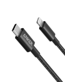 Anker Nylon USB-C to Lightning Charging Cord 6ft $11.99