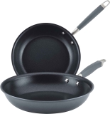Anolon Advanced Home Hard-Anodized Nonstick Skillets 2-Pcs Set $39.99
