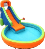 BANZAI The Plunge Inflatable Outdoor Backyard Water Slide Splash Toy $199.99