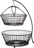 Mikasa Gourmet Basics Tully 2 Tiered Basket w/Banana Hanger $16.97