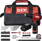 DCK Brushless Drill Set 12V Cordless Drill w/Battery and Charger $44.99