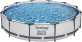 Bestway Steel Pro MAX 12 Foot x 30 Inch Round Frame Swimming Pool $124.99