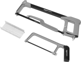 Amazon Basics 3-Piece Aluminum Hacksaw Set w/Bi-Metal Blades $9.04