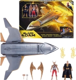 DC Comics Hawk Cruiser Patrol w/Black Adam & Hawkman Action Figures $11.78