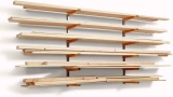 Bora Wood Organizer and Lumber Storage Metal Rack 6-Level $39.00
