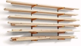 Bora Wood Organizer and Lumber Storage Metal Rack 6-Level $39.99