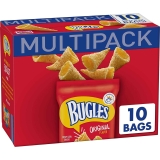 Bugles Crispy Corn Snacks, Original Flavor, 10-Bag, 8.75 oz $4.68