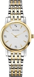 Bulova Classic Quartz Ladies Watch, Stainless Steel Diamond $136.00