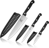 COKUMA Kitchen Knife 3-Pcs Knife Set $5.99