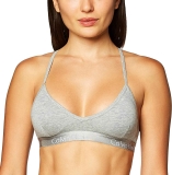 Calvin Klein Women’s Motive Cotton Lightly Lined Bralette Bra $4.97