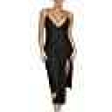 Caracilia Womens V Neck Spaghetti Strap Sleeveless Midi Dress $14.99