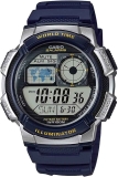 Casio AE1000W-2AV Mens 10-Year Battery Resin Watch $15.99