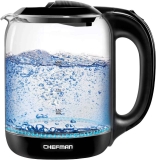 Chefman 1.7 Liter Electric Glass Tea Kettle $17.99
