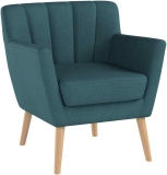 Christopher Knight Home Merel Mid Century Modern Fabric Club Chair $152.38