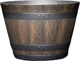 Classic Home and Garden S74D-037R 9-inch Whiskey Barrel $9.99