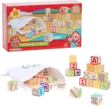 CoComelon 51-piece Classic ABC Wooden Block Set $8.91