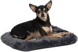 MidWest Homes 18L-Inch Cinnamon Dog Bed w/Comfortable Bolster $5.00