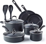 Cook N Home 02597 12-Pcs Nonstick Hard Anodized Cookware Set $78.08