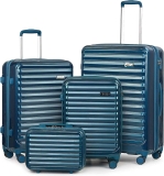 Coolife Luggage Suitcase 3 Piece Set with TSA Lock $132.99