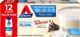 12-Ct Atkins Creamy Protein-Rich Shake w/Creamy Vanilla $13.28