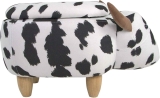 Critter Sitters 15-in Seat Height Cow Animal Shape Storage Ottoman $58.78