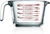 High Borosilicate Glass Measuring Cup w/Customized Decal Scale $8.45