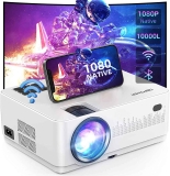 DBPOWER 9000L HD Native 1080P Projector WiFi L23 $80.00
