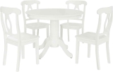 DOREL Living Aubrey 5-pcs Traditional Height Pedestal Dining Set $227.40
