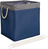 Amazon Basics Foldable Fabric Laundry Hamper w/Detachable Brackets $9.52