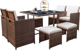 Devoko 9 Pieces Patio Dining Sets $424.99