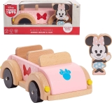 Disney Wooden Toys Minnie Mouse Figure and Vehicle $10.09