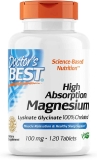 Doctor’s Best High Absorption Magnesium Glycinate Lysinate 120Ct $6.66