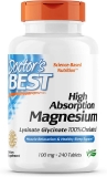 Doctor’s Best High Absorption Magnesium Glycinate Lysinate 240ct $11.66