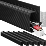 EVEO Cable Management 96-in J Channel 6-Pack Cord Cover $16.99