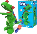 Educational Insights Design & Drill T-Rex Dinosaur Toy 13PC $6.58