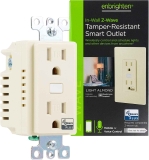 Enbrighten Z-Wave Plus In-Wall Tamper-Resistant Smart Outlet $19.99