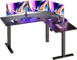 ErGear L-Shaped Electric Standing Desk 63-inch $322.99