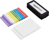 Amazon Basics 48-Piece Dustless Chalk w/ Eraser