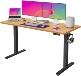 FEZIBO Dual Motors Standing Desk 55 x 24 Inches $159.99