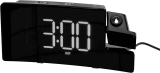 Amazon Basics Projection Alarm Clock w/FM Radio, USB Phone Charging $9.23