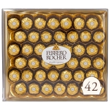 Ferrero Rocher Premium Gourmet Milk Chocolate Hazelnut 42-Ct $12.32