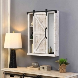 FirsTime & Co. Winona Farmhouse Barn Door Cabinet Mirror $61.99