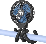 WiHoo Mini Handheld Stroller Fan w/Flexible Tripod Fix $9.59